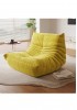 Replica Togo Sofa Single Seat - White/Black/Orange 